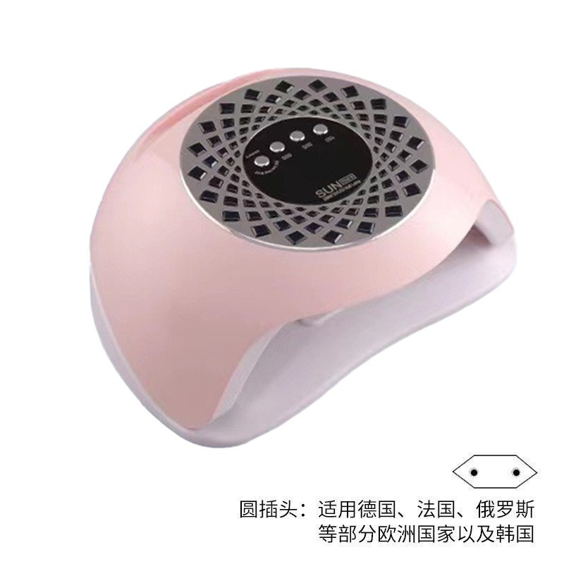 Lámpara de manicura de almacenamiento 268W de alta potencia UV + LED doble fuente de luz pegamento de manicura luz fototerapia inteligente transfronteriza