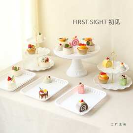 甜品台展示架装饰摆件生日蛋糕托盘婚礼零食点心架茶歇下午茶摆台