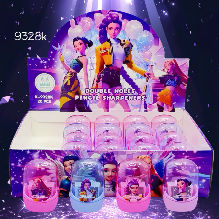 Nuevo Sanrio cuchillo de lápiz lindo dibujos animados estilo lápiz planador tamaño de doble agujero afilador de lápiz afilador de lápiz