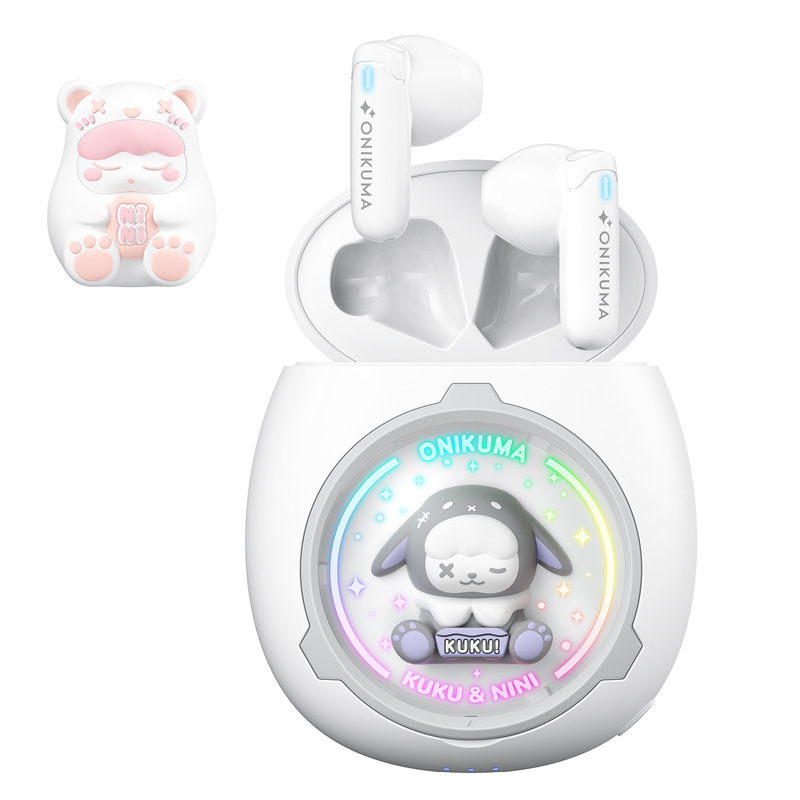 国境を越えた新しい ONIKUMA OWS 完全ワイヤレス Bluetooth ヘッドセット TWS ノイズリダクション高品質 5.3 インイヤーヘッドフォン|undefined