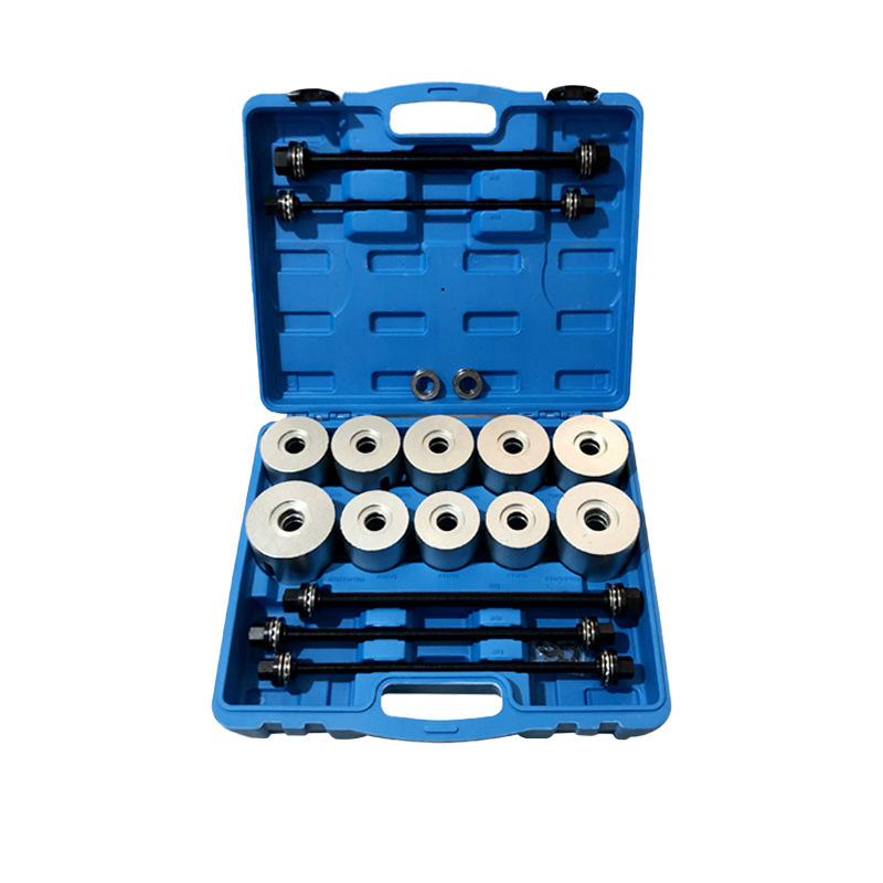 Herramienta de reemplazo de funda de goma general para automóvil al por mayor 27 juegos de bujes de brazo oscilante inferior para eje trasero