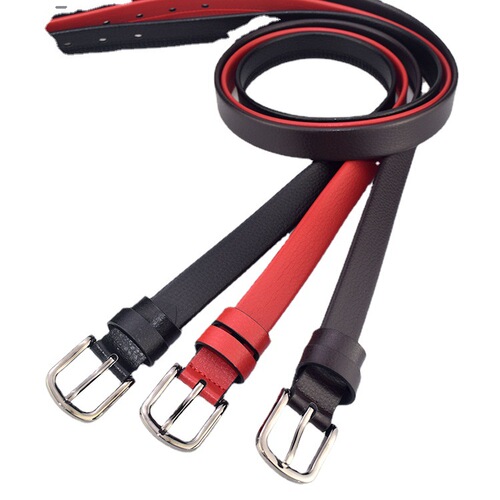 Vietnamese women's belts at street stall exhibitions, casual imitation leather eyelet buckle girls' belts, manufacturer wholesale