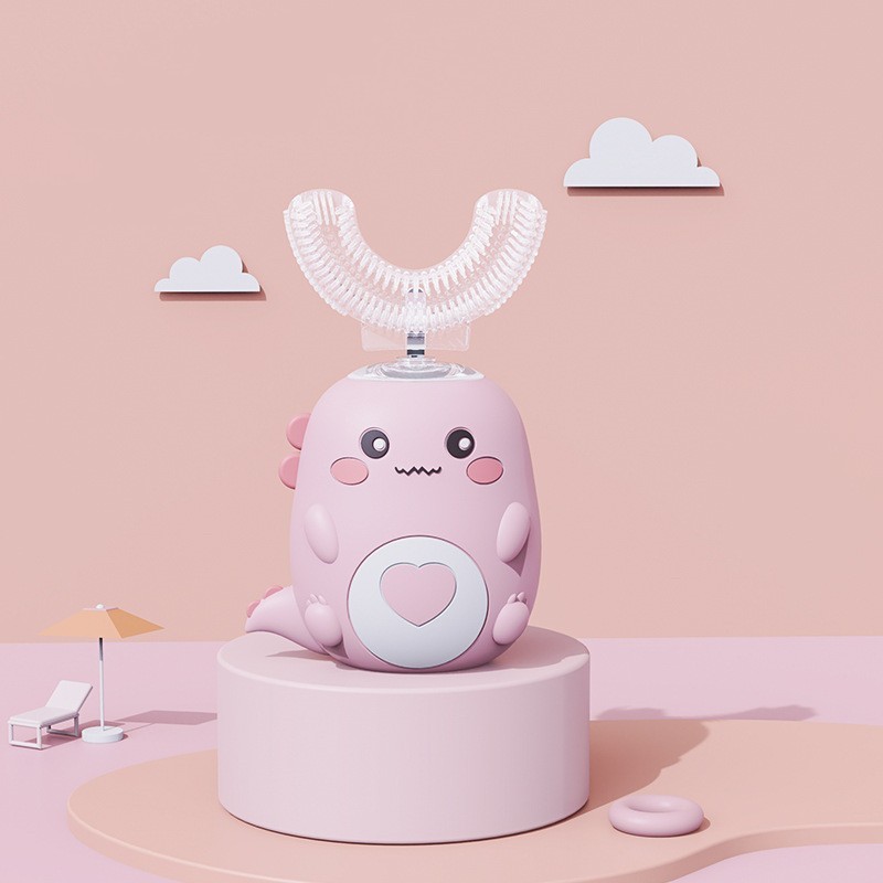 子供用電動歯ブラシu型口含式ソフト毛保護歯洗浄器アニメ萌え趣味シリカゲルブラシメーカー卸売り|undefined