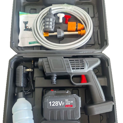 Household lithium battery car wash water – Portable car washer
