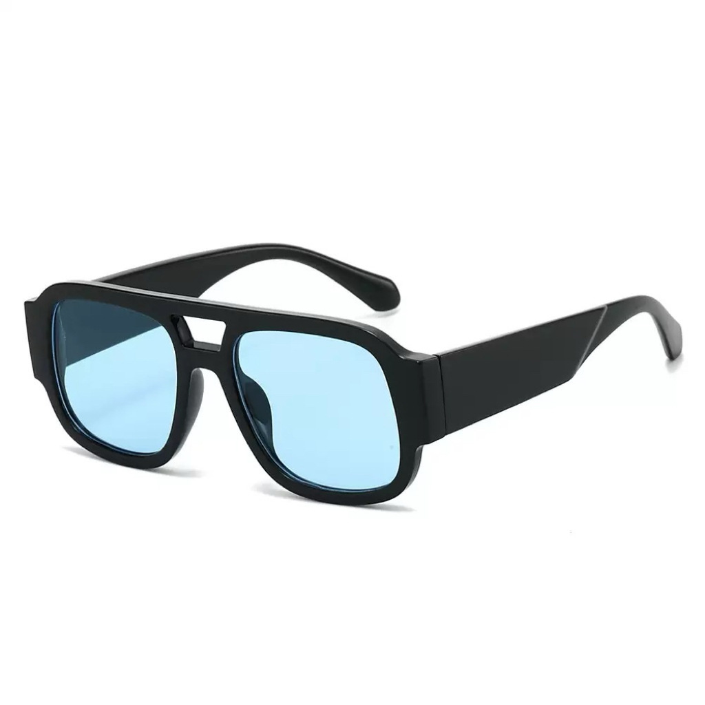 Moda transfronteriza europea y americana personalidad gafas de sol masculinas y femeninas retro calle de moda Y2K gafas de sol anti-UV de alta calidad