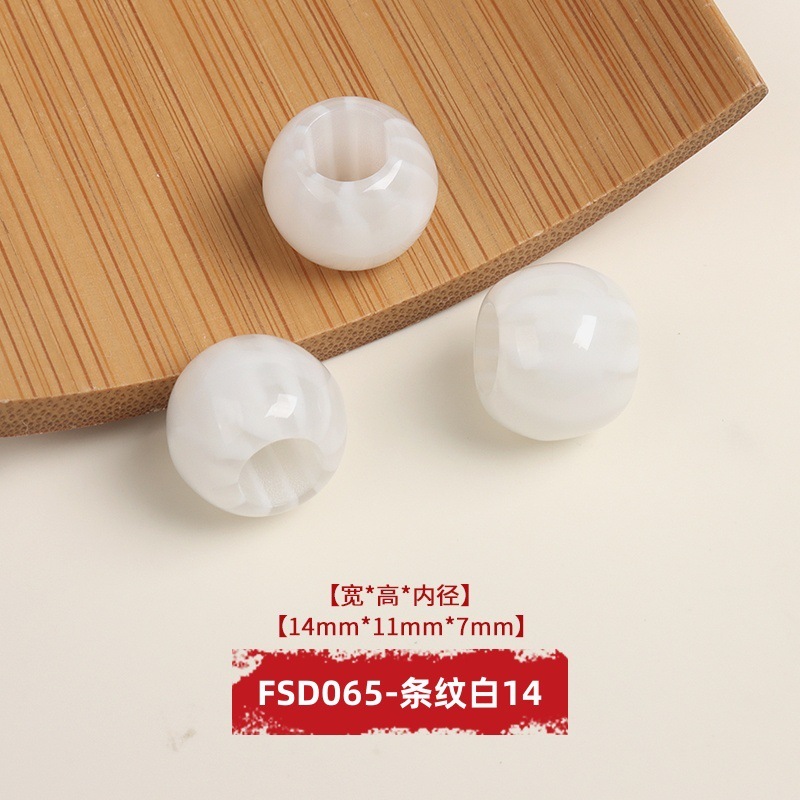 芬锦金箔烟丝大孔珠子吊扣绳盘扣头装饰扣穿绳扣现货批发中国风|undefined