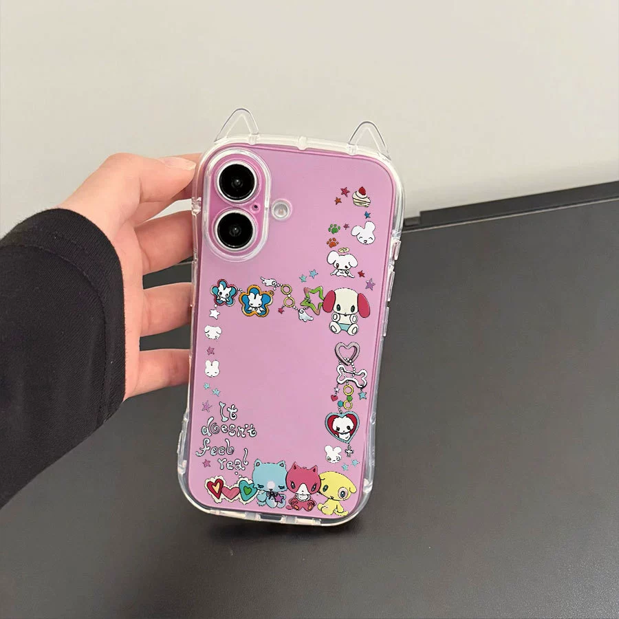 Яблоко, iPhone15, мультяшный совместимый чехол, 15прмакс
