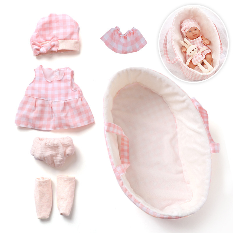 Hot-Selling 12inch Doll Crib Set, Realistic Reborn Doll Fashion Outfits, 30cm Doll Clothes Hot-Selling 12inch Doll Crib Set, Realistic Reborn Doll Fashion Outfits, 30cm Doll Clothes