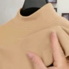 D09 Half Turtle Collar German Velvet-Apricot
