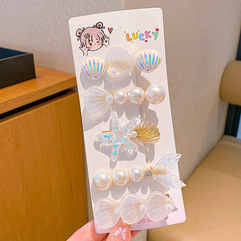 Horquilla para niños Clip de flequillo lateral para niña Clip de pico de pato para bebé Clip bb Accesorios para el cabello de alto valor Tombros de dopamina