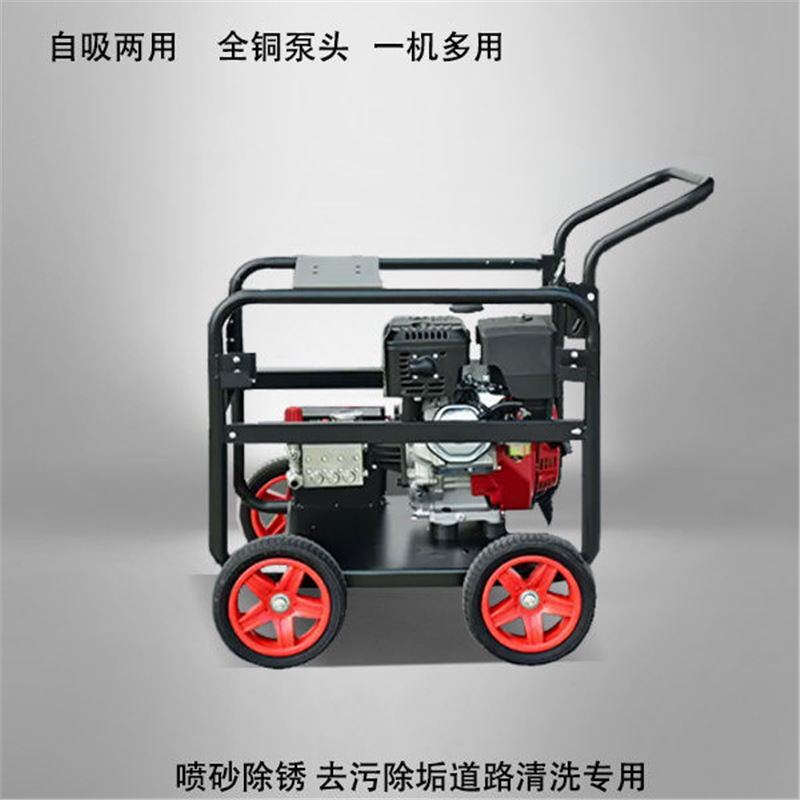 强压力柴油清洗机木雕剥树皮 喷砂除锈 除漆去污除垢道路清洗机器