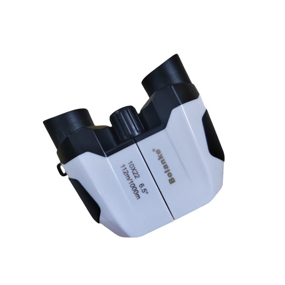 工厂批发10x22高清高倍双筒望远镜 便携式儿童户外旅游观光望远镜