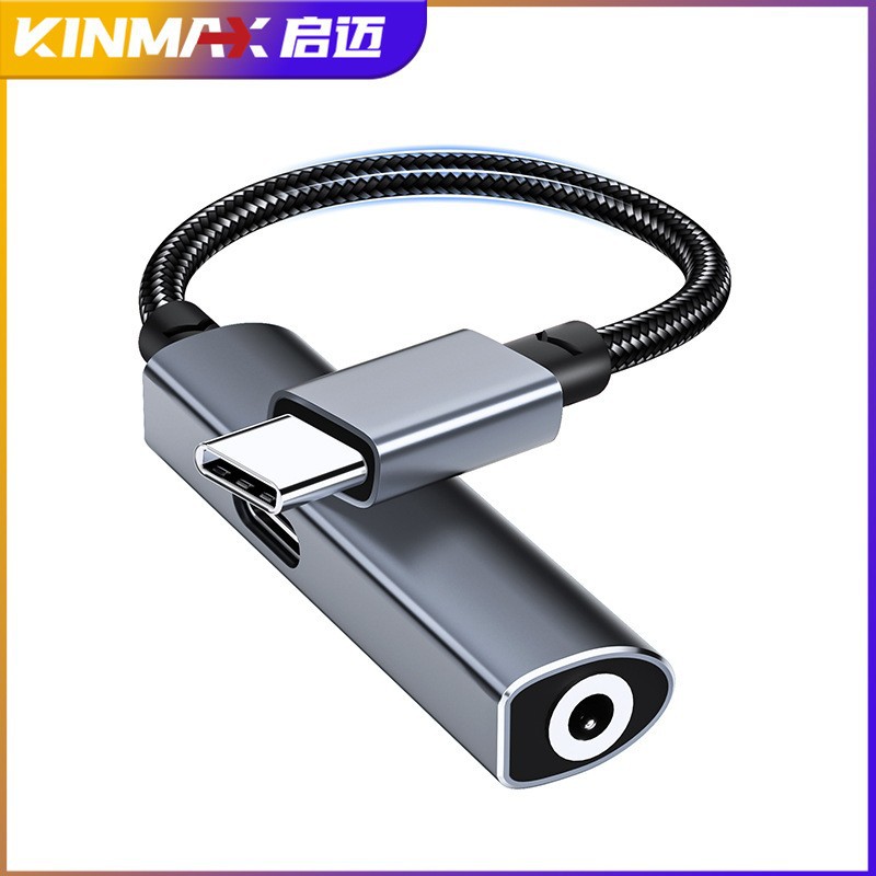 Adaptador Typec dos en uno, adaptador de auriculares otg, carga rápida, adaptador de audio para teléfono móvil, chip CX31993