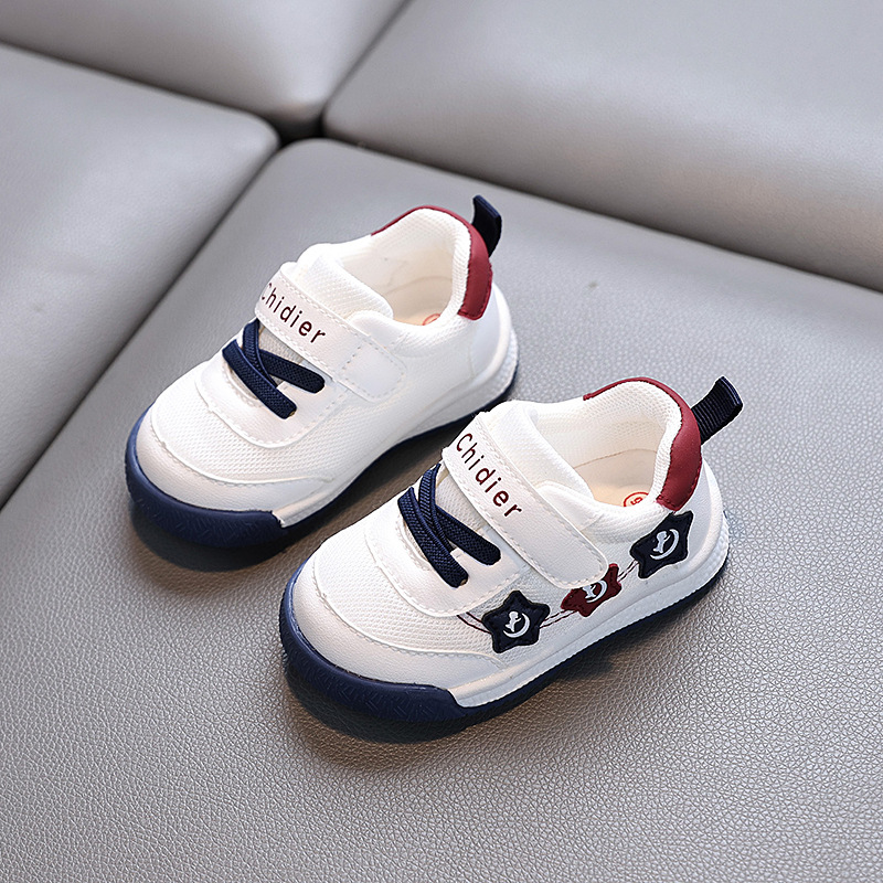 Zapatos para bebés pequeños, anti-patadas y antideslizantes para niños, tesoro para hombres y mujeres, zapatos para niños, modelos de primavera y otoño de 1 a 3 años, suela suave