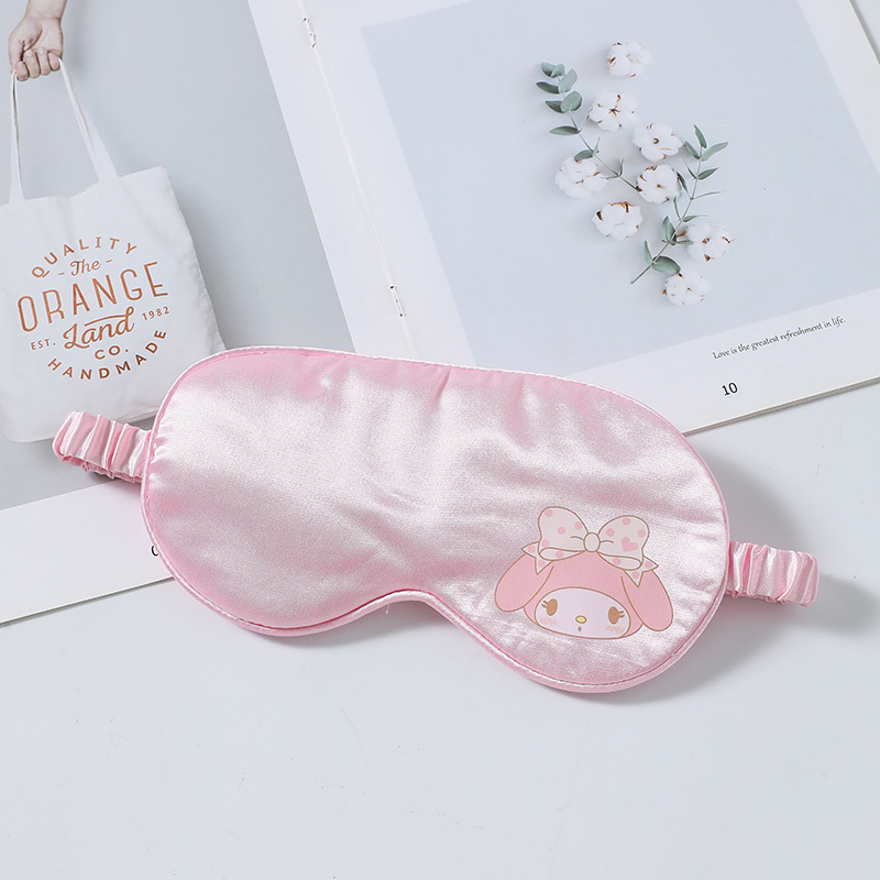 新しい両面模擬シルク遮光睡眠アイマスク女性用かわいい漫画ストラップ子供用睡眠アイマスク在庫あり|undefined