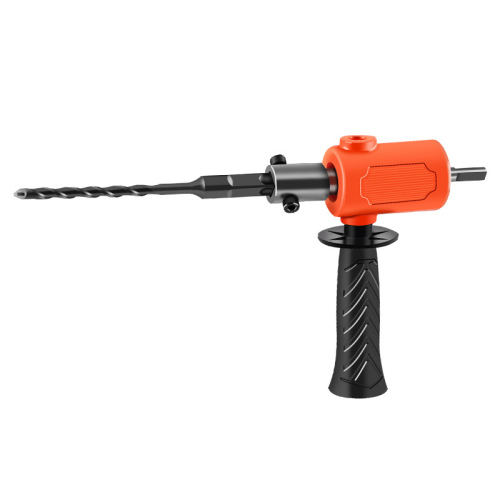 Hand electric drill changed into electric hammer impact drill into household cement wall drilling concrete high-power light and small conversion head