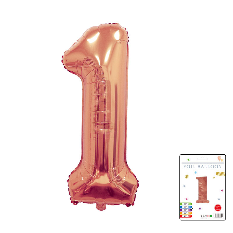 Globo digital de 32 pulgadas, embalaje de tarjeta de papel independiente, versión estadounidense, película de aluminio delgada, embalaje fino, papel de aluminio, globo de cumpleaños