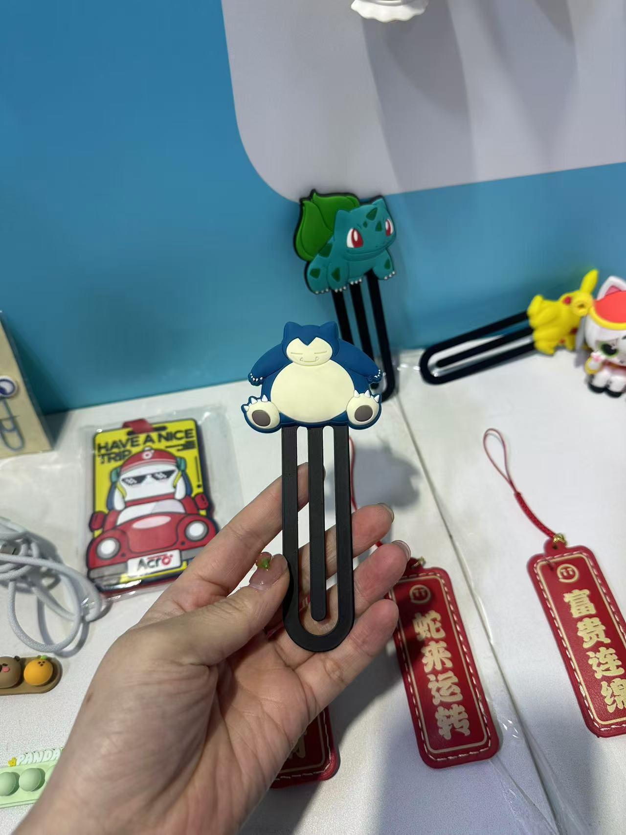 定制PVC卡通书签明星周边小礼品软胶便携式曲别针书签定做跨境款-阿里巴巴