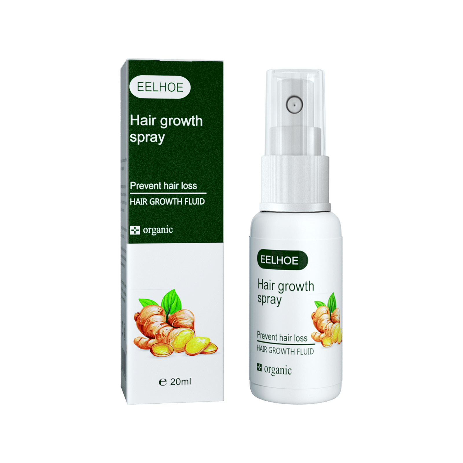 Groei Gemberessentie Voedende haarwortelverzorging Taaiheid Reparatiespray_voghion.com