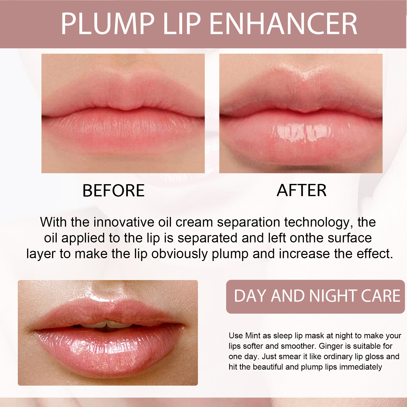Die EELHOE Day Night Moisturizing Capsule spendet der Lippe Feuchtigkeit und erhöht die Elastizität und Fülle der Lippen_voghion.com