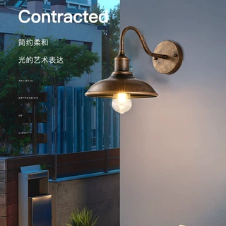 日式复古诧寂全铜小壁灯中古vintage卧室床头玄关镜前过道楼梯灯