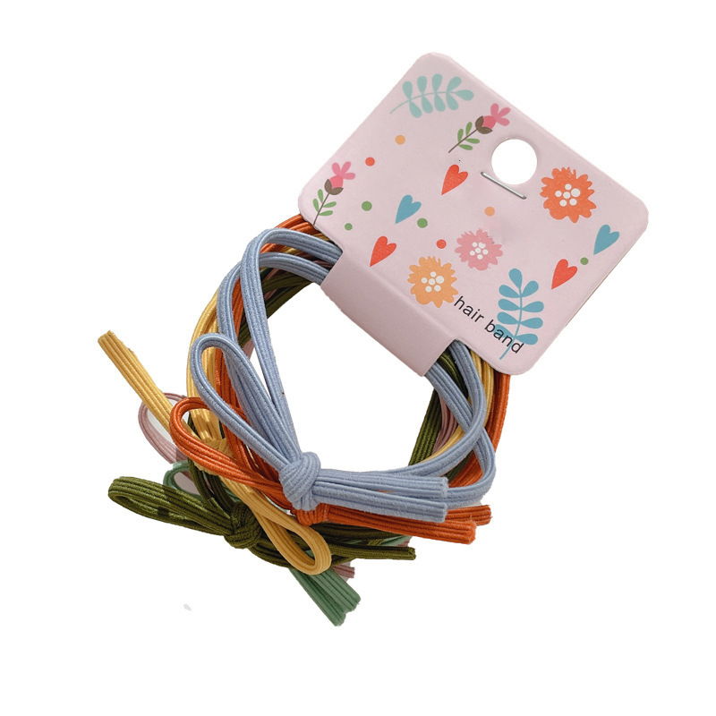 Cuerda de pelo ins estilo chica banda de pelo cuerda de pelo básico durable estilo coreano Internet celebridad temperamento simple banda de goma corbata accesorios para el cabello