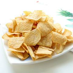 Green Kang Wharf Yam Crisps, 33g Tomato-Flavored Yam Thin Slices—Internet-Famous Casual Snack, Wholesale in Full Cartons