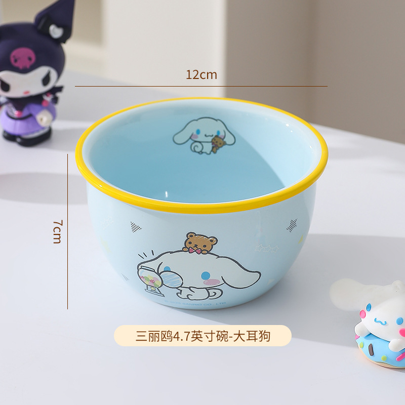 三丽鸥玉桂狗陶瓷碗家用可爱餐具儿童吃饭碗高颜值个性碗碟盘套装|undefined