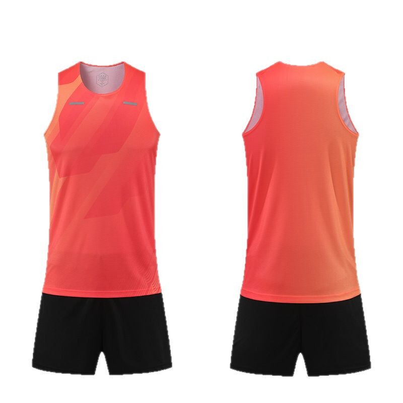 Sports suit Quick-drying Breathable Running Fitness Training Track and Field Clothing Adult Running Vest Bodysuit Team in stock