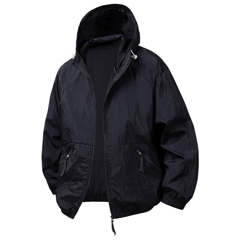 Лёгкая ветровка‑куртка от солнца с капюшоном, дышащая, S–3XL
