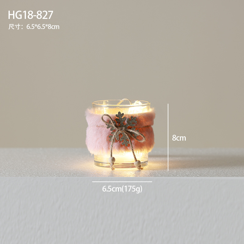 Hg18 - 827 (copos de nieve rosas) sin velas