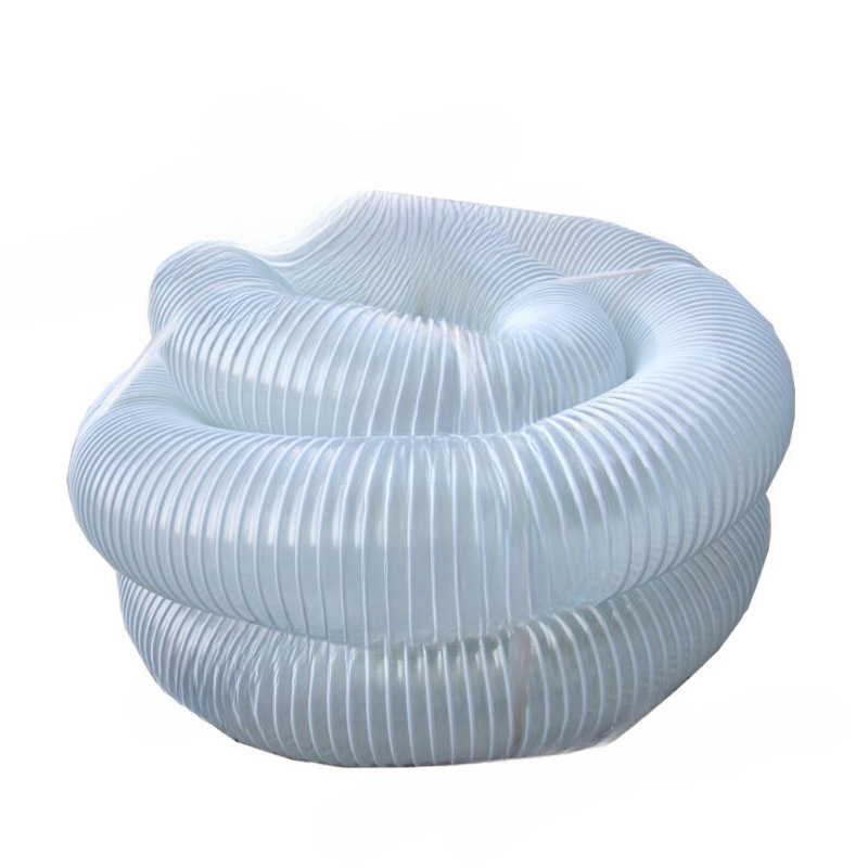 Tubo de acero PVC resistente al viento manguera telescópica tubería de aspiración de polvo tubería de madera máquina de tallado tubería de eliminación de polvo tubo corrugado