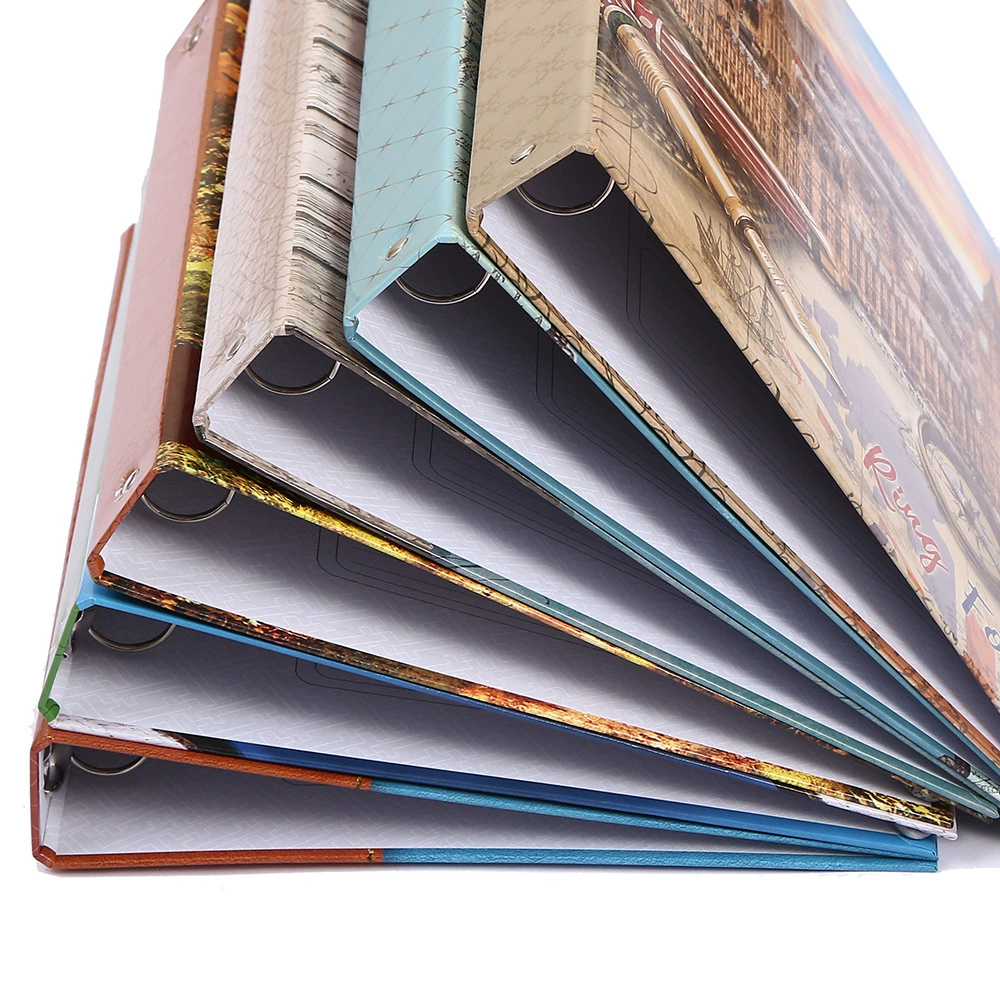 Exotic scenery folder a4 loose-leaf paper two-hole, three-hole, four-hole folder office organizing file folder