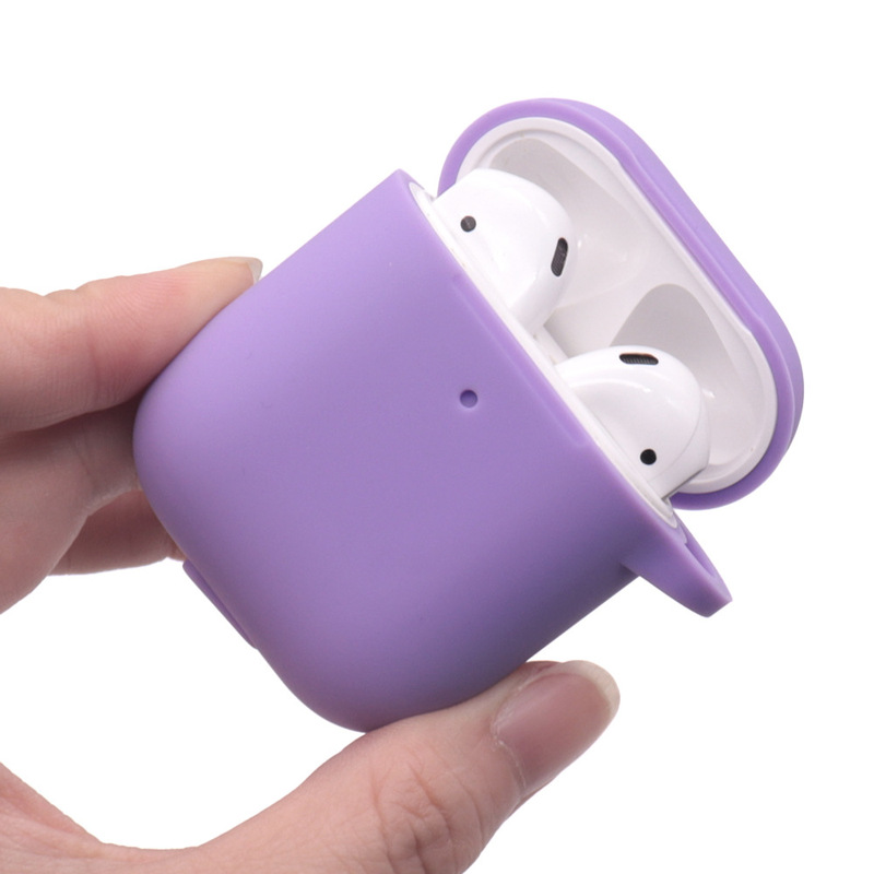 硅胶蓝牙耳机保护套适用苹果无线耳机壳全包防尘airpods2代保护套|undefined