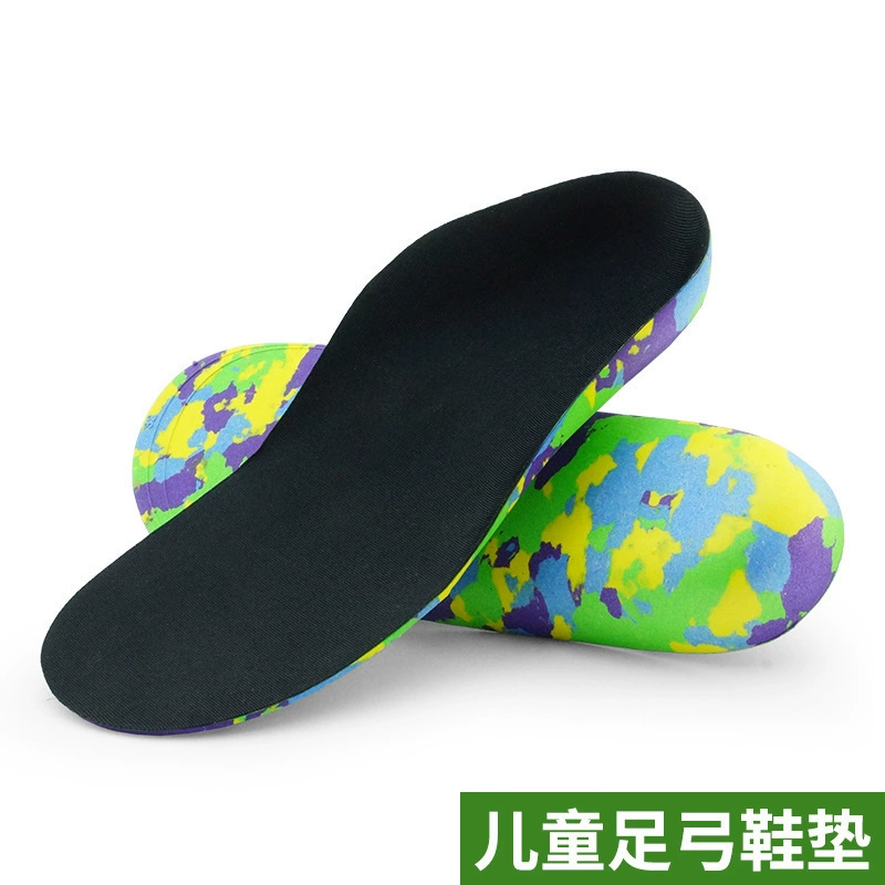 Детская стелька для арки для ног Коррекция плоскостопие движение амортизирующий опор стопы подушка внутренняя восемь наружных восемь x ножек ортопедическая прокладка