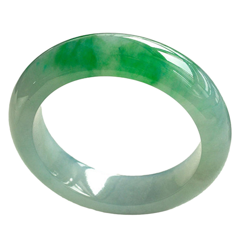 Natürliches burmesisches Typ-A-Jadeit-Armband, Jade-Armreif_voghion.com
