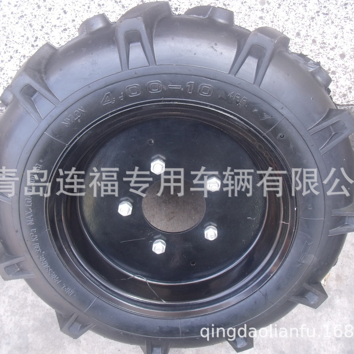 供应外贸18*4.00-10微耕机轮胎 两片式轮辐 人字胎轮胎 欢迎洽谈