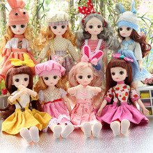 现货30cm恒潮迷糊芭比换装洋娃娃26关节女孩玩具六一儿童礼物批发