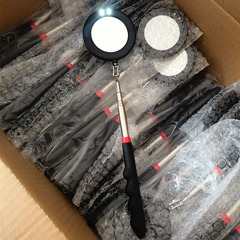 Lamp round bottom inspection mirror square mirror inspection mirror chassis inspection mirror pipe car mirror universal telescopic wholesale