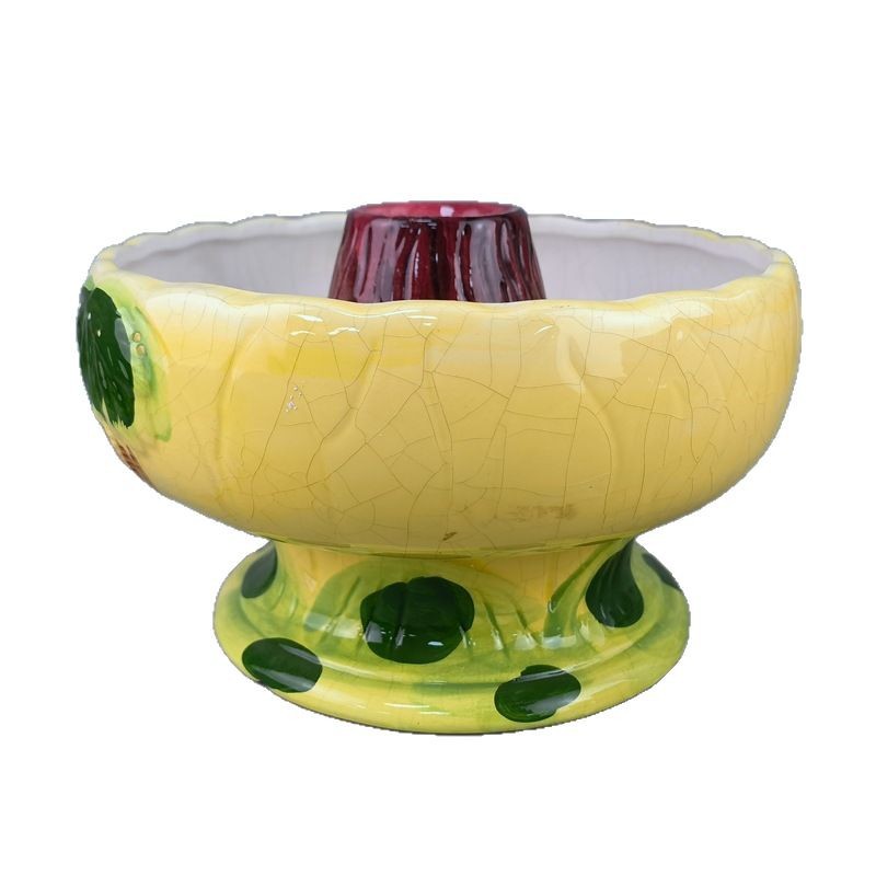 Ton Binji Ton TIKI Barra de bebidas frías Ton de cóctel hawaiano Ton de vino de frutas Ton de falda de paja especial Ton de cerámica