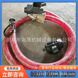 海晟加工谷物吸粮机图片 多功能饲料电动上料机 下乡收粮车载吸粮