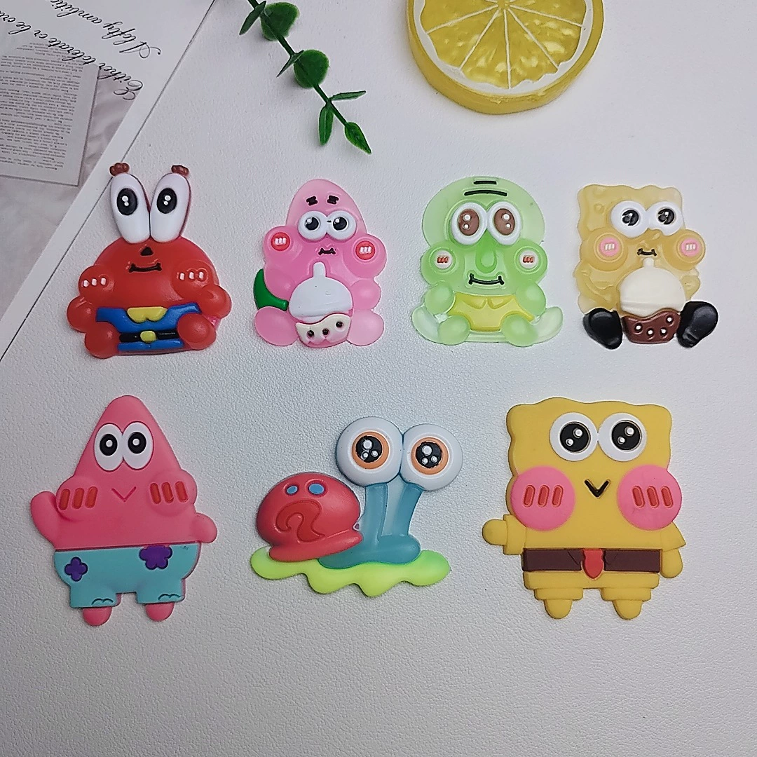 Cartoon cream phone case PVC, footwear buckle, storage box, decorative accessory, DIY