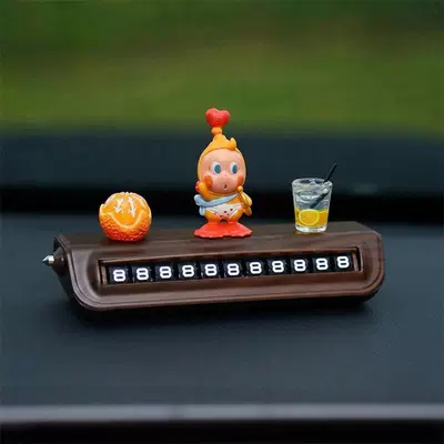 Nömrəli dayanma kartı — Creative and Cute Temporary Car Parking