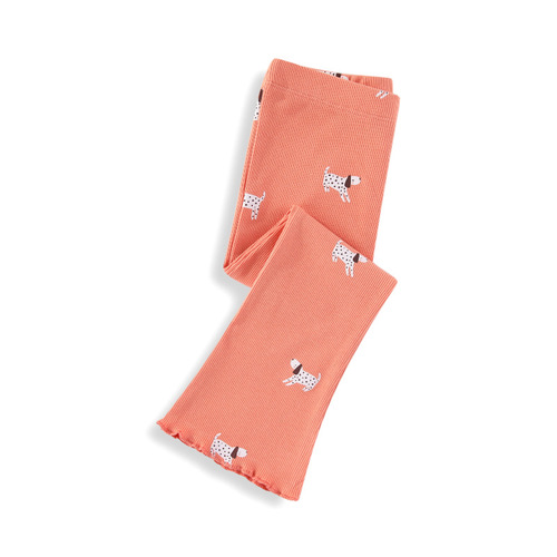 Children's leggings for spring and autumn cross-border trade, girls' bell-bottom length pants, outerwear knit children's pants, distribution and dropshipping