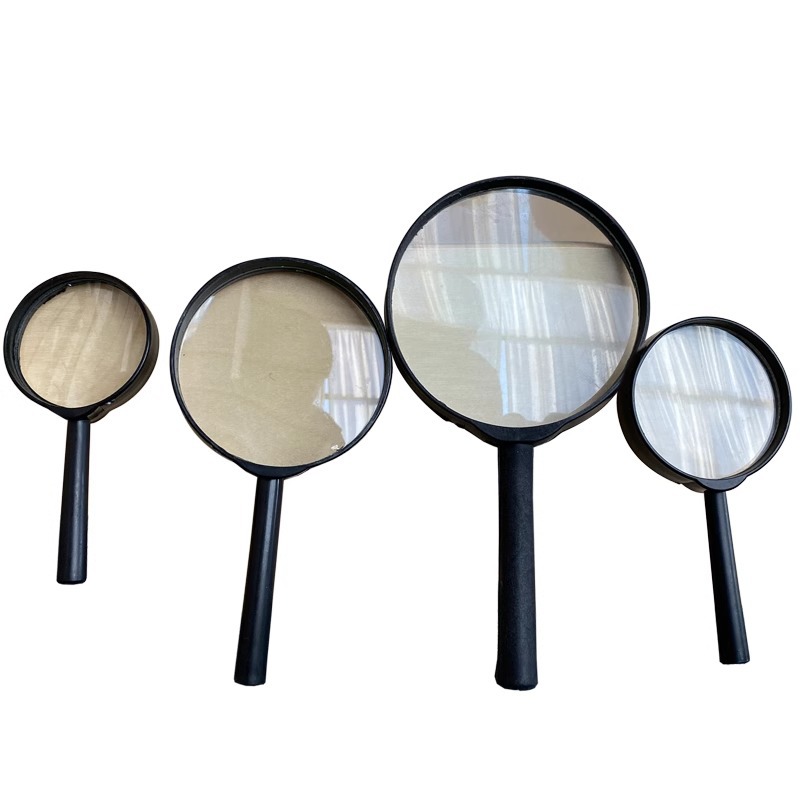 Jardín de infantes niños lupa de mano clase pequeña área de ciencia material plantación observación juguetes herramientas naturales