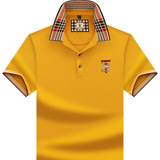 Летняя футболка polo для отдыха, короткий рукав, с вышивкой