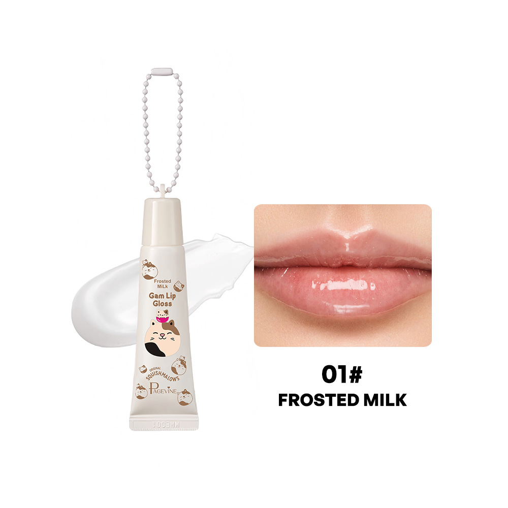Amazon PAGE VINE serie de dibujos animados de frutas colgante esmalte labial refrescante y hidratante brillo labial comercio exterior transfronterizo