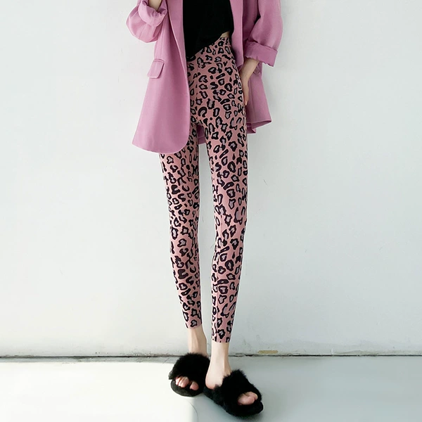 2.0 pink leopard print plus velvet (5-25°)