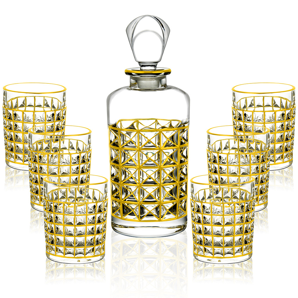 金像新款分酒器酒具套装 家用高颜值水晶玻璃酒具 洋酒醒酒器套装