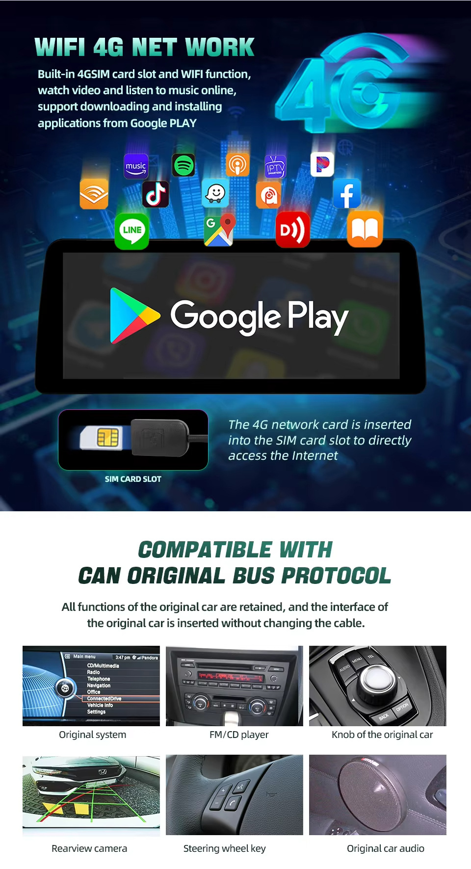 Suitable for Bmw 1 Series Central Control Large Screen 118I/120I/125I Modified Android Car Navigation All-In-One Machine